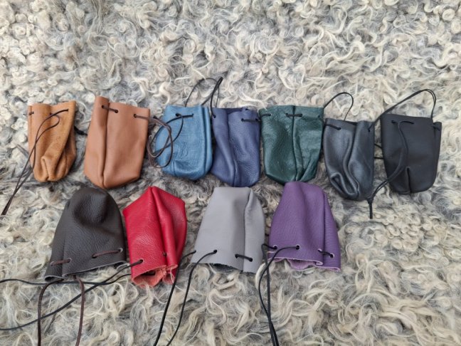 Mini měšec - Barva: Šedá